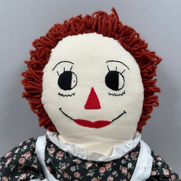 Large Raggedy Anne Doll 33" - Picture 2 of 9